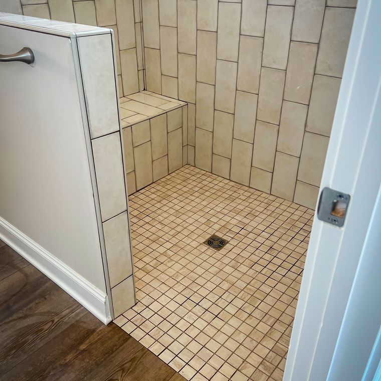 Tile and flooring project by E&H Flooring