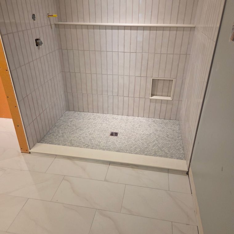 Tile and flooring project by E&H Flooring