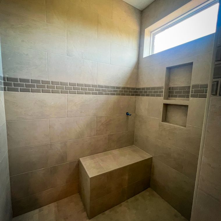 Tile and flooring project by E&H Flooring